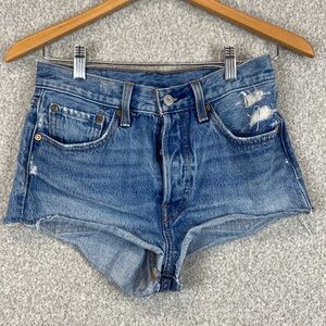 Levi’s 501 premium cotton cut off shorts size 26 summer Y2K retro cheeky